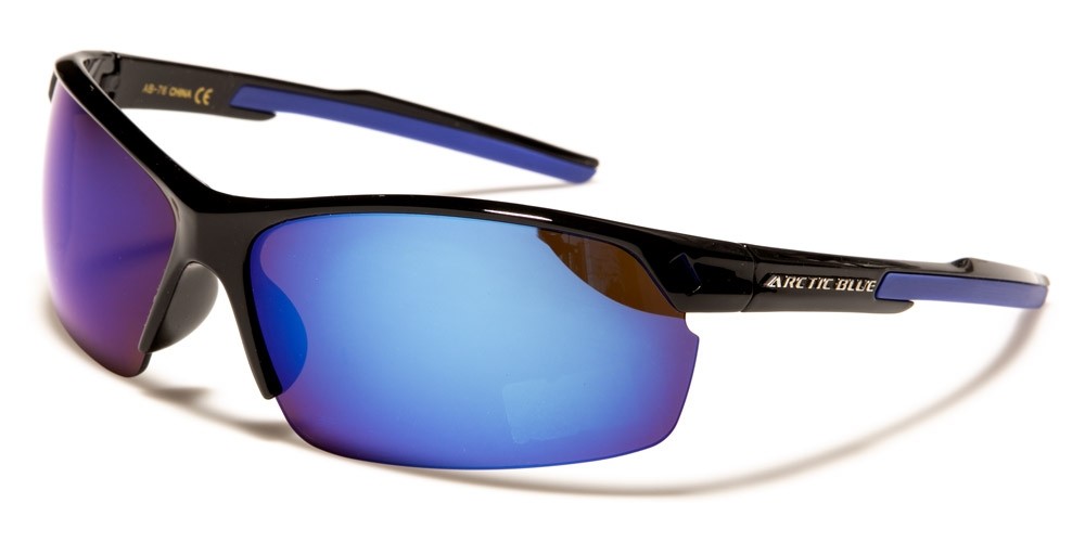 Blue Polarized Sports Sunglasses