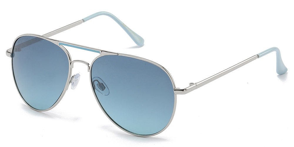 Azure Crystal Polarized Aviator Sunglasses for Men and Women - Lifetime  Warranty - Perfect for Sports, Fishing, Boating, Beach, Golf & Driving -  Blue Frame & ping Lenses