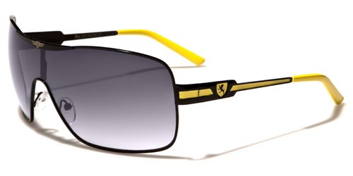 K48 New Khan Mens   Metal Sunglasses  Wrap UV400 