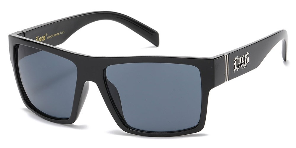 Locs Classic Men's Sunglasses Wholesale LOC91189-BK