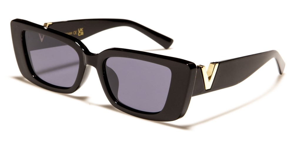 Retro Fashion 90s Style Thick Frame Plastic Rectangle Sunglasses C979 -  zeroUV