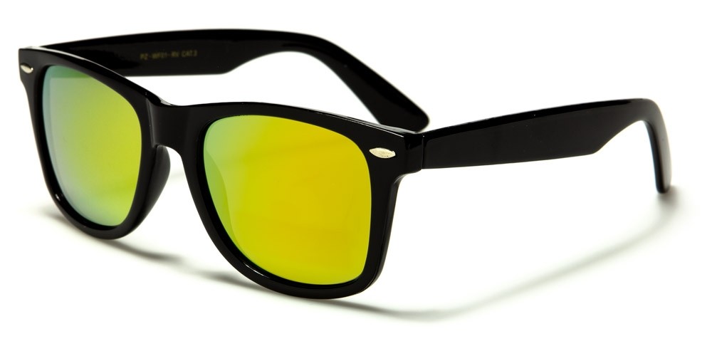 Badical One-Eighty Wraparound Polarised Sunglasses Yellow Lenses ML