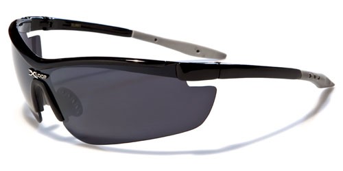 New Mens Semi Rimless XLoop Wrap Sunglasses Cycling Driving Black XL0601 