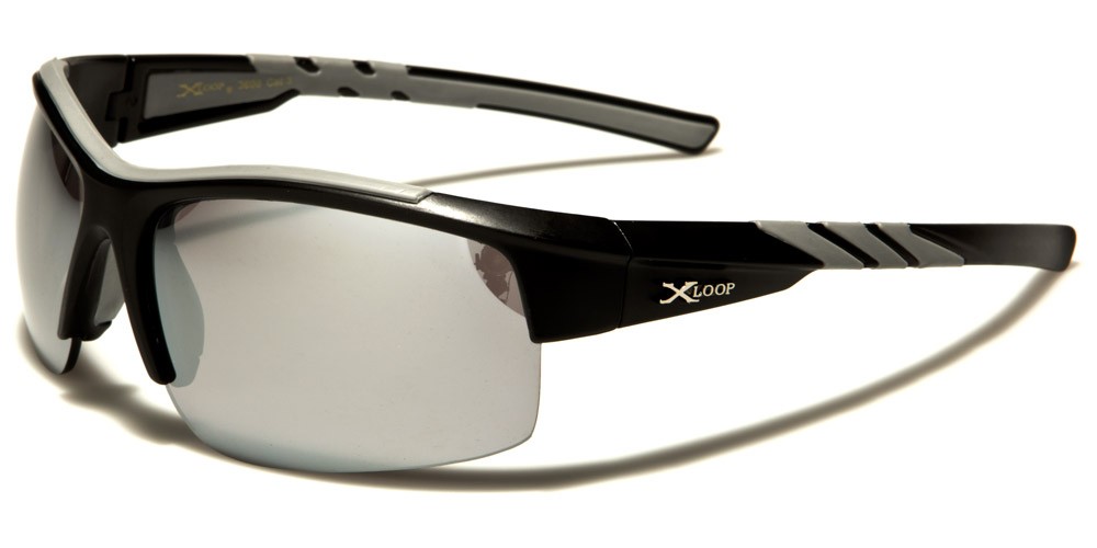New XLoop Sports Designer Semi-Rimless Sunglasses Mens UV400 Fishing XL3608 