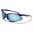 Arctic Blue Wrap Around Men's Wholesale Sunglasses AB-69