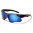 Arctic Blue Wrap Around Men's Sunglasses Wholesale AB-72