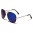 Leather Aviator Unisex Sunglasses Wholesale AV1411-LTHR-CM