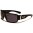 Locs Rectangle Men's Wholesale Sunglasses LOC91084-MB