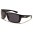 Locs Rectangle Men's Wholesale Sunglasses LOC91143-BK