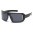 Locs Shield Matte Black Wholesale Sunglasses LOC91202-MB