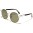 Rimless Round Unisex Sunglasses Wholesale M10364