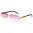 Rimless Color Lens Women's Bulk Sunglasses M4049