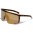 Shield Wrap Around Men's Sunglasses in Bulk P6331-CM