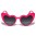 Heart Shaped Women's Bulk Sunglasses P6353-HEART-SD-RED-P