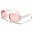 Round Color Lens Wholesale Sunglasses P6368-WHITE-CO
