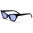 Cat Eye Color Lens Women's Sunglasses in Bulk P6404-BLK-CO