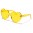 Heart Shaped Rimless Women's Wholesale Sunglasses P6413-CO