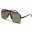 Aviator Semi-Rimless Men's Bulk Sunglasses P6671