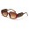 Oval Women's Logo Free Sunglasses Wholesale P6711