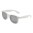 Classic Mirrored Lens Unisex Sunglasses in Bulk W-1-WHT-MR
