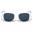 Classic White Frame Unisex Bulk Sunglasses W-1-WHT-SD