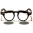 Round Flip-Up Unisex Sunglasses In Bulk W-312-CM-FLIP
