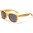 Wood Print Classic Unisex Wholesale Sunglasses W-694-WD