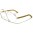 Aviator Wood Unisex Wholesale Glasses WD-2009-CLR