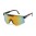 X-Loop Shield Ink Splatter Sunglasses Wholesale X3641-BKRNB