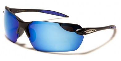 Arctic Blue Wrap Around Men's Bulk Sunglasses AB-75