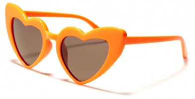 Kids Heart Shaped Romance Bulk Sunglasses KG-ROM90074
