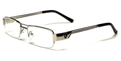 Khan Semi-Rimless Men's Glasses In Bulk KN1224CLR