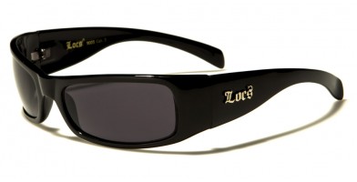 Locs Rectangle Men's Sunglasses In Bulk LOC9005-BK