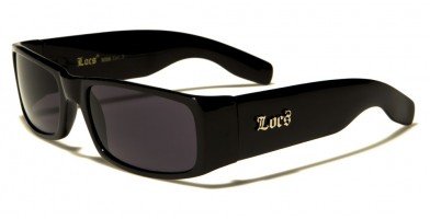 Locs Rectangle Men's Bulk Sunglasses LOC9006-BK
