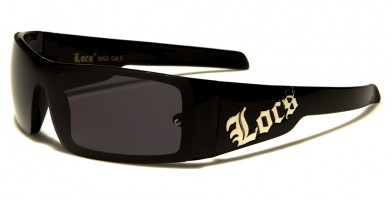 Locs Rectangle Men's Bulk Sunglasses LOC9063-BK