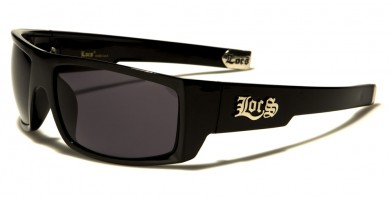 Locs Rectangle Men's Sunglasses In Bulk LOC91025-BK