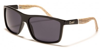 Locs Classic Wood Print Sunglasses in Bulk LOC91155-BKWD