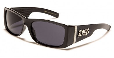 Locs Rectangle Men's Sunglasses Wholesale LOC91169-BK