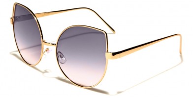 Cat Eye Flat Lens Women's Bulk Sunglasses M10320-FT-OC