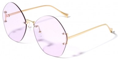 Rimless Butterfly Women's Wholesale Sunglasses M10913