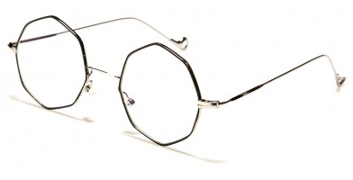 Nerd Octagon Clear Lens Glasses NERD-088