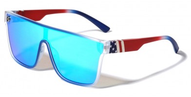 Classic USA Flag Unisex Wholesale Sunglasses P30592-FLAG