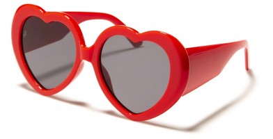 Heart Shaped Oval Women's Wholesale Sunglasses P6643-HEART
