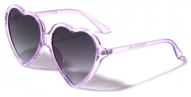 Heart Shaped Women's Sunglasses Wholesale P6773-HEART