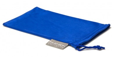 Blue Fashion Microfiber Pouches Wholesale POUCH-A15BLU