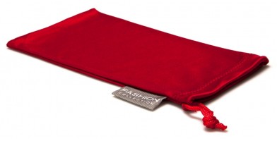 Red Fashion Microfiber Pouches Wholesale POUCH-A15RED