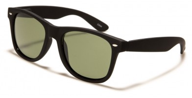 Glass Lenses Classic Wholesale Sunglasses W-1-GL-SFT-BLK