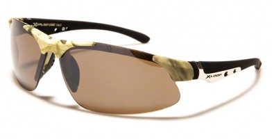 X-Loop Wrap Around Camouflage Sunglasses Wholesale X2647-CAMO
