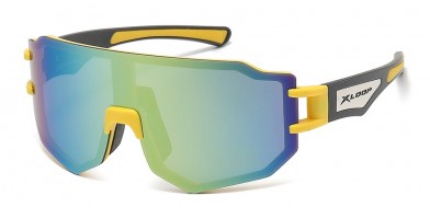 X-Loop Shield Semi-Rimless Sunglasses Wholesale X3645